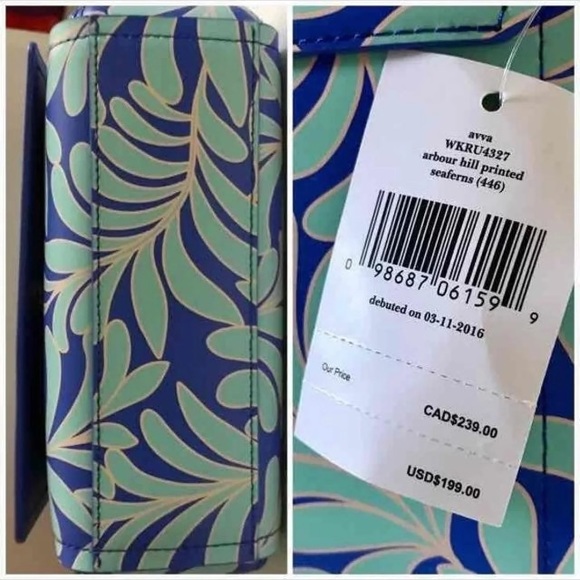 Kate Spade Arbour Hill seaferns mini crossbody NWT - Picture 2 of 5